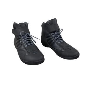 747MOTO Riding Boots Handmade Men Sz 10 Black Professional Comfort Stylish Biker
